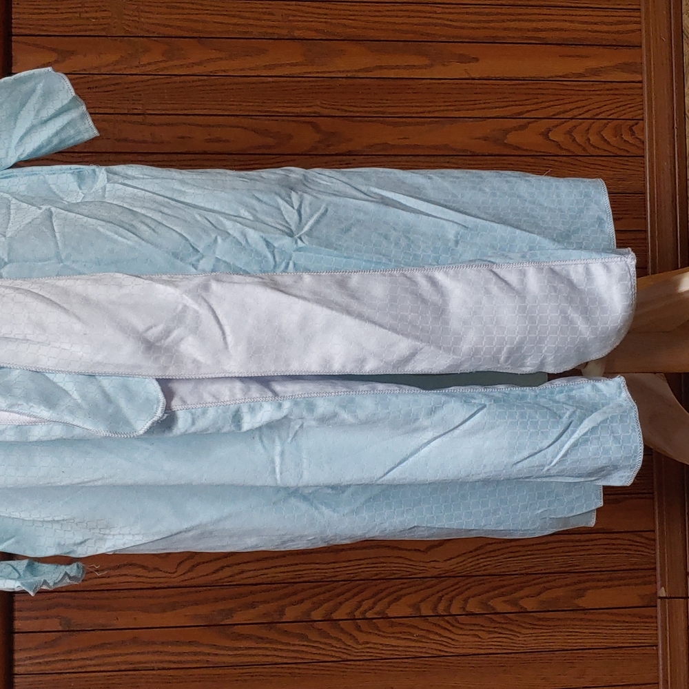 Miss Elaine Vintage Pastel Long Robe S - Picture 4 of 14